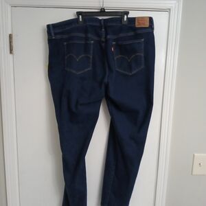 Levi's Women's Dark Blue Straight Leg Jeans